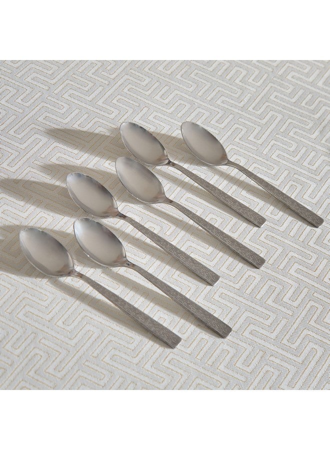 Home Box New Jersey 6-Piece Tea Spoon Set 13 x 1.5 x 3 cm - Image 1