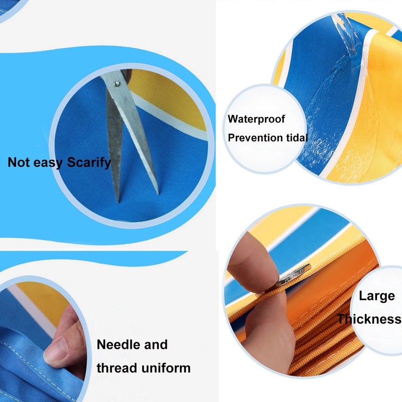 KINDEN Teamwork Games Run Mat - 2 Packs Teamwork Games Group Learning Activity Fun Playing Run Mats for Adults Kids Family Field Day Backyard Playground Birthday Party Games - Image 3
