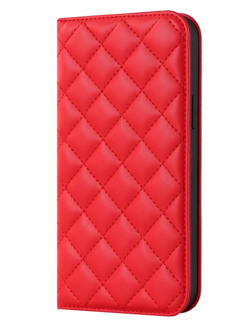 Suteni Flip Cover Card Slots Magsafe Leather Phone Case for iPhone - Image 1