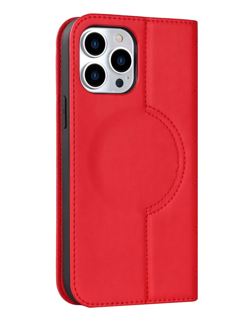 Suteni Flip Cover Card Slots Magsafe Leather Phone Case for iPhone - Image 2