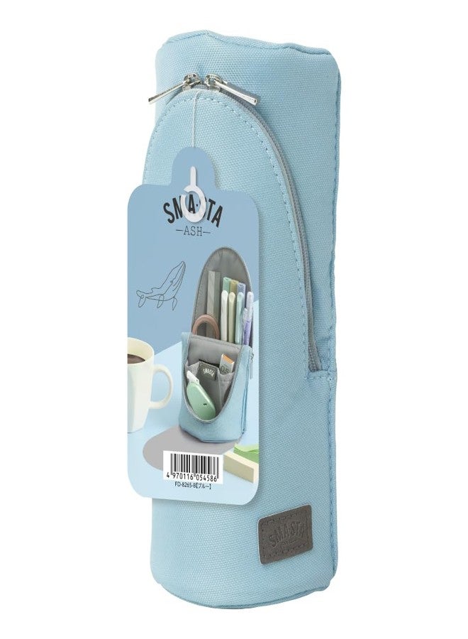 Sonic Sma-Sta Ash Standing Pen Case, Workspace Bag, Tech Accessories Organizer, Makeup Bag, Pencil Pouch Converts Into Smartphone Stand, Cosmetics Holder, and more, FD-8265-B, Blue - Image 5