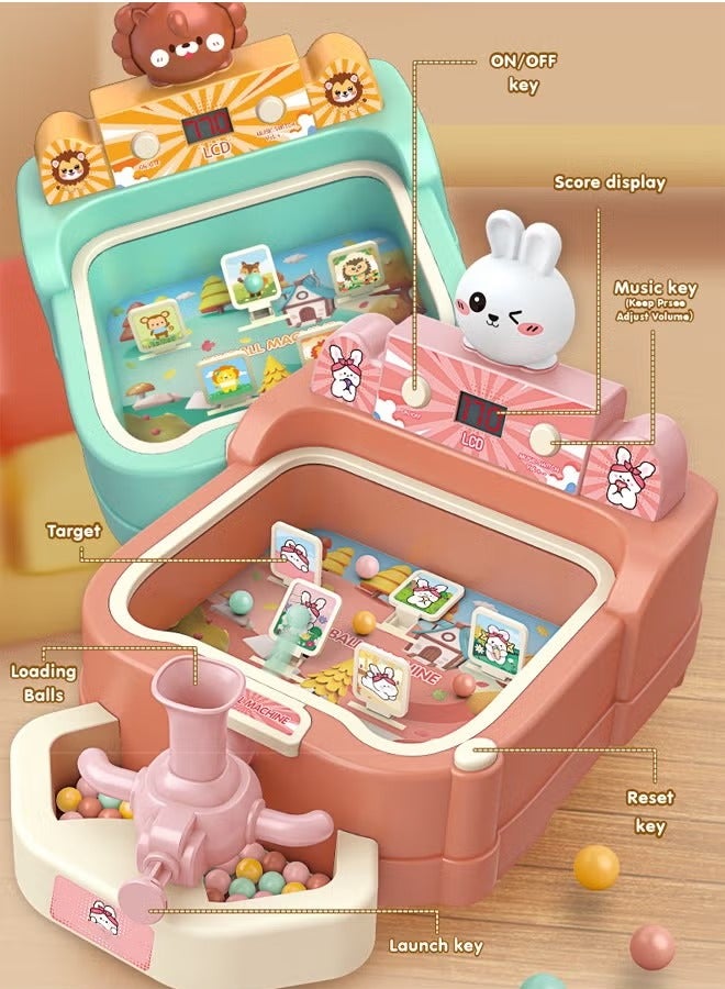 لعبة بينبول مكتبية وحدة تحكم ألعاب الكرة المرنة ألعاب كرة قدم مكتبية لعبة رماية فردية ألعاب بينبول - Image 3