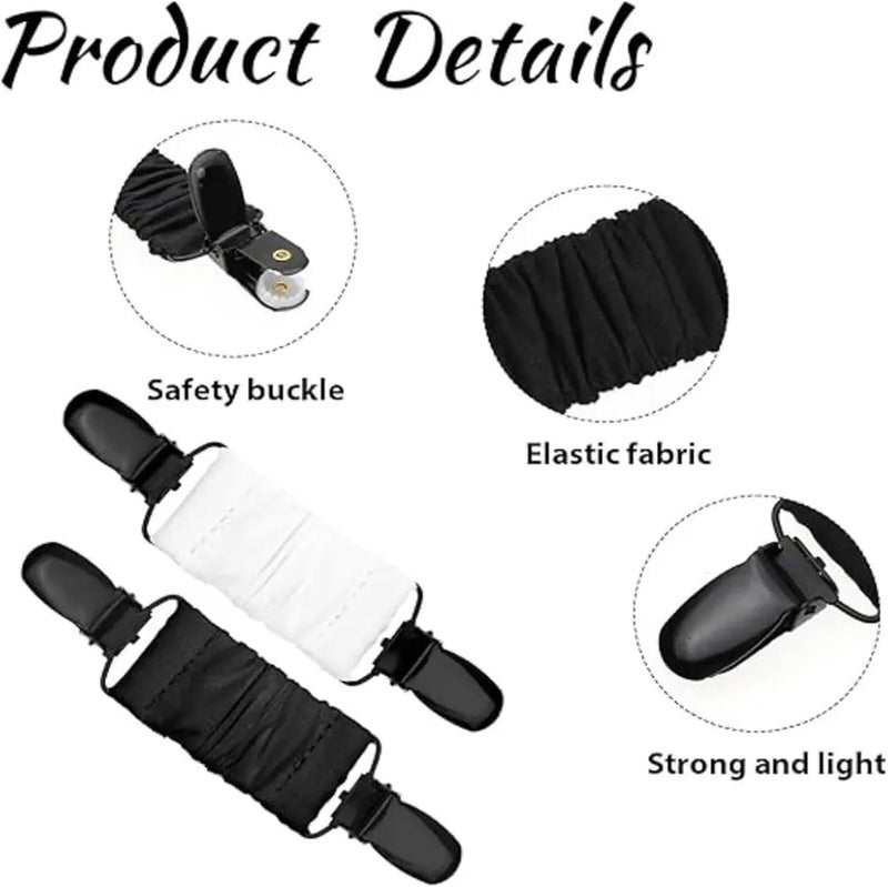 Cinch Clip Cinch Clip 10Pcs Dress Clips Back Sweater Waist Cincher for Variety of Shirts(White) - Image 4