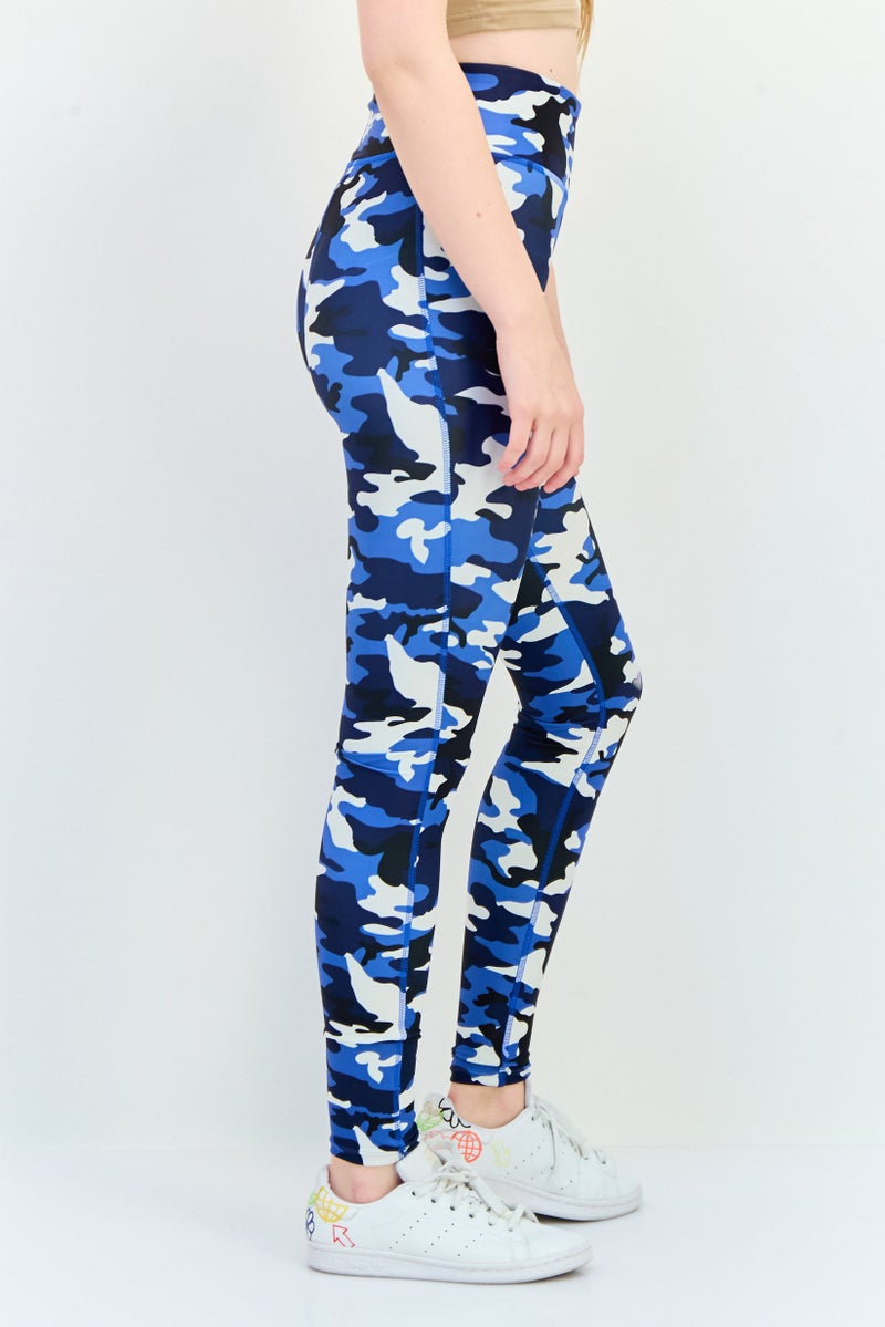 Reebok Women Sportswear Fit Training Leggings, Multicolor  - Image 2