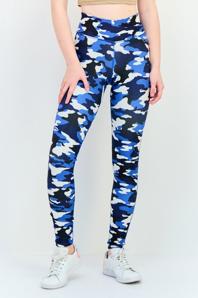 Reebok Women Sportswear Fit Training Leggings, Multicolor  - Image 1