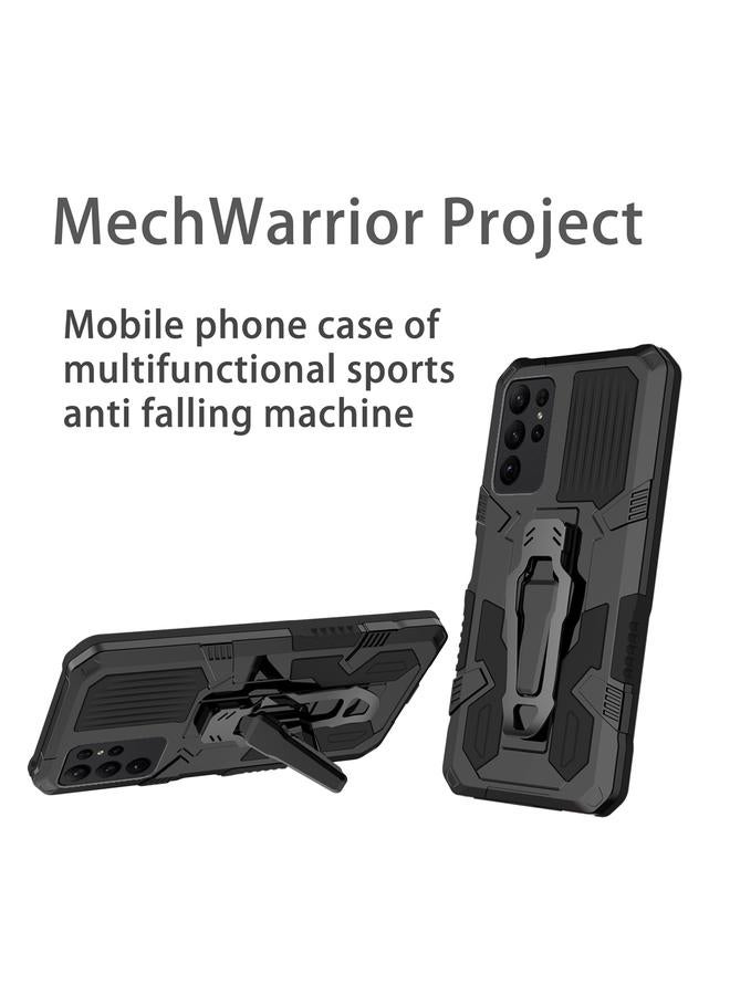 اس-توب جراب لهاتف Samsung Galaxy S23 Ultra 5G Armor Warrior مقاوم للصدمات من البولي كربونات + جراب هاتف TPU - Image 4