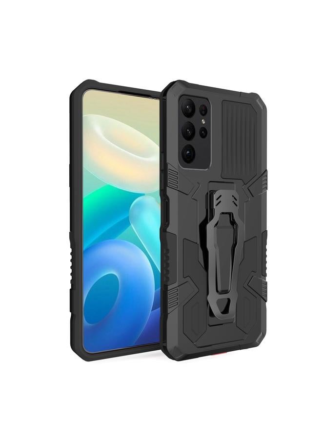 اس-توب جراب لهاتف Samsung Galaxy S23 Ultra 5G Armor Warrior مقاوم للصدمات من البولي كربونات + جراب هاتف TPU - Image 1