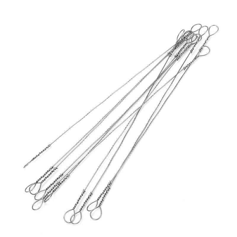 منشار سلكي من الفولاذ عالي الكربون 150 مم 10 قطع لقطع الخشب والمعدن والبلاستيك - Image 4