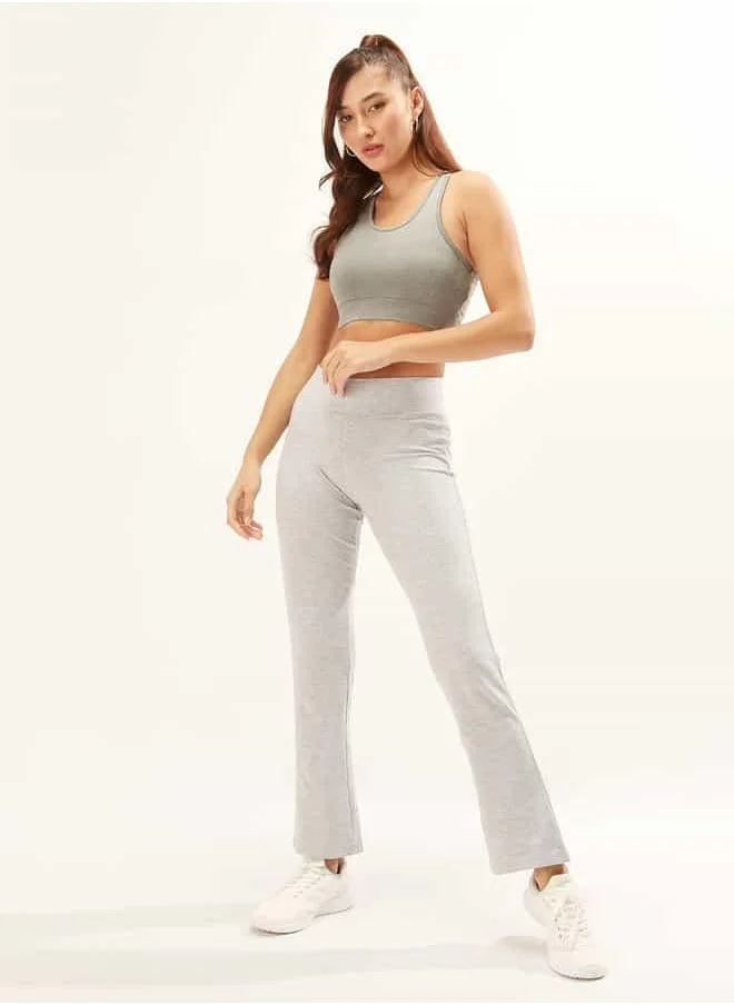 Kappa Kappa Textured Pants with Elasticised Waistband