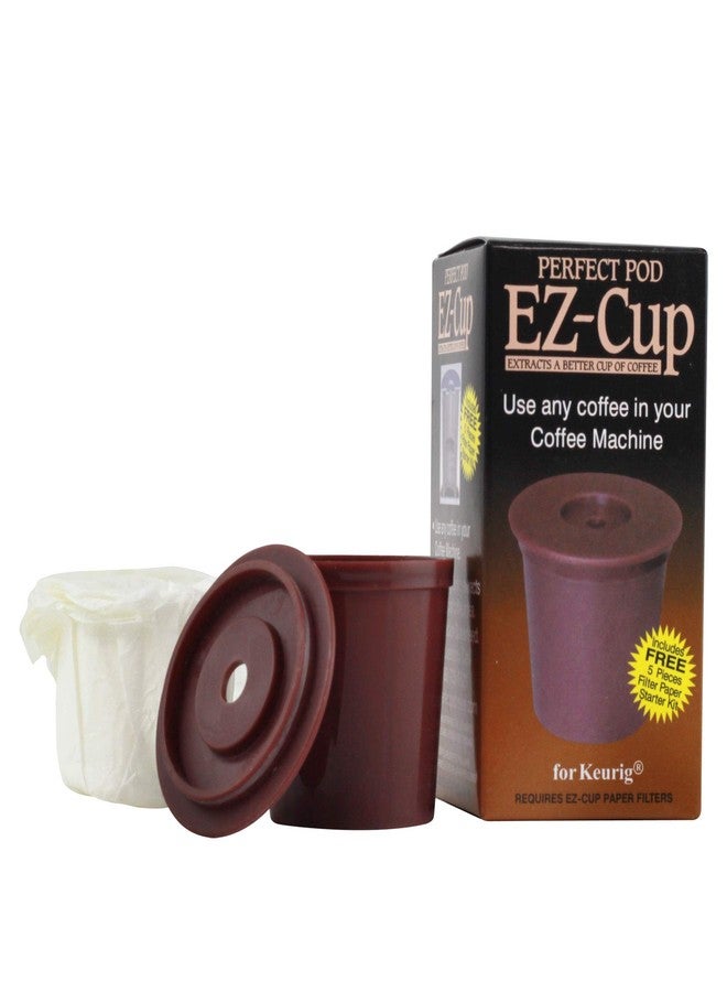 Perfect Pod EZ-Cup for Keurig 1.0 Brewers, 1-Stream Reusable K-Cup Coffee Pod, Refillable Coffee Filter - Image 1
