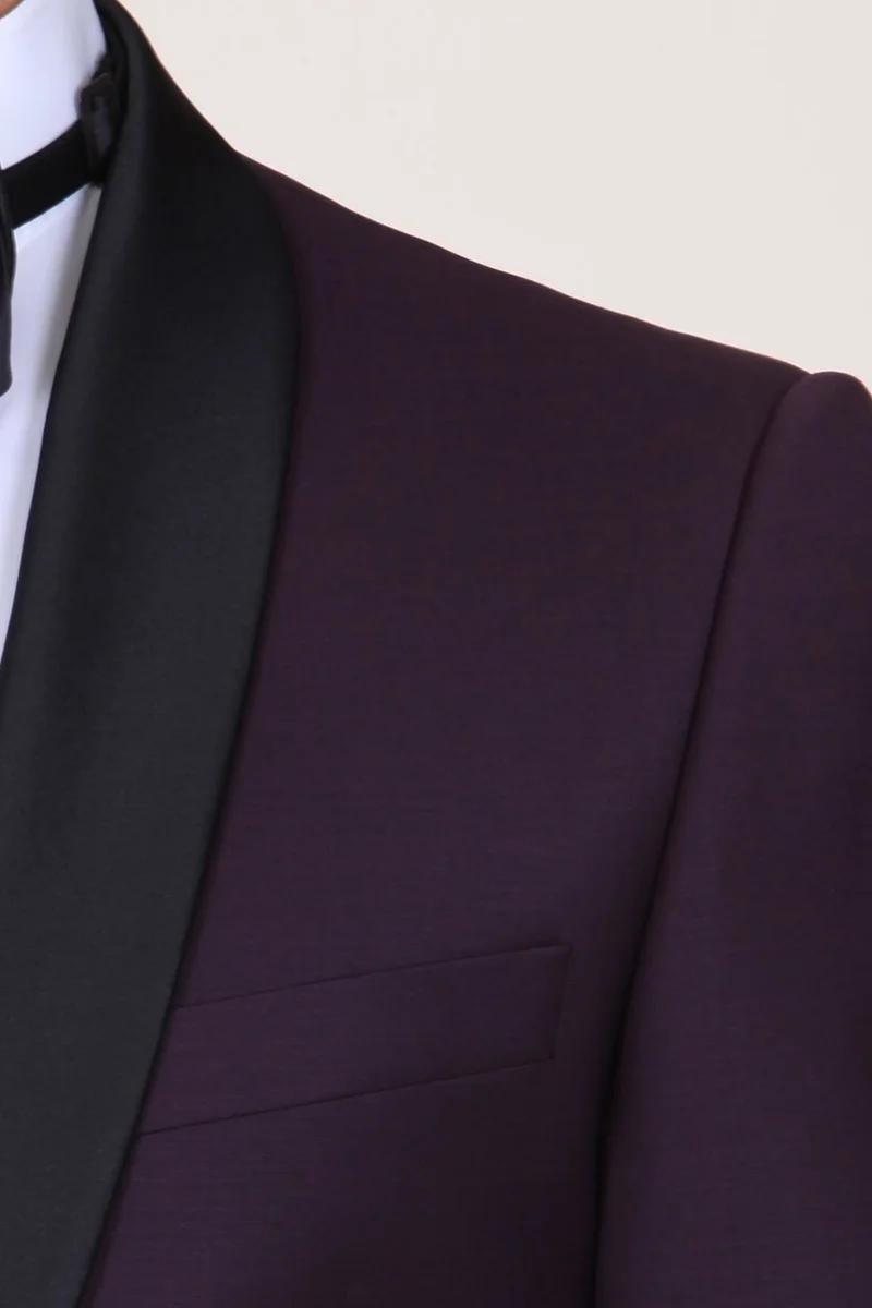 كيب KİP Slim Fit Pleated Shawl Collar Tuxedo Suit