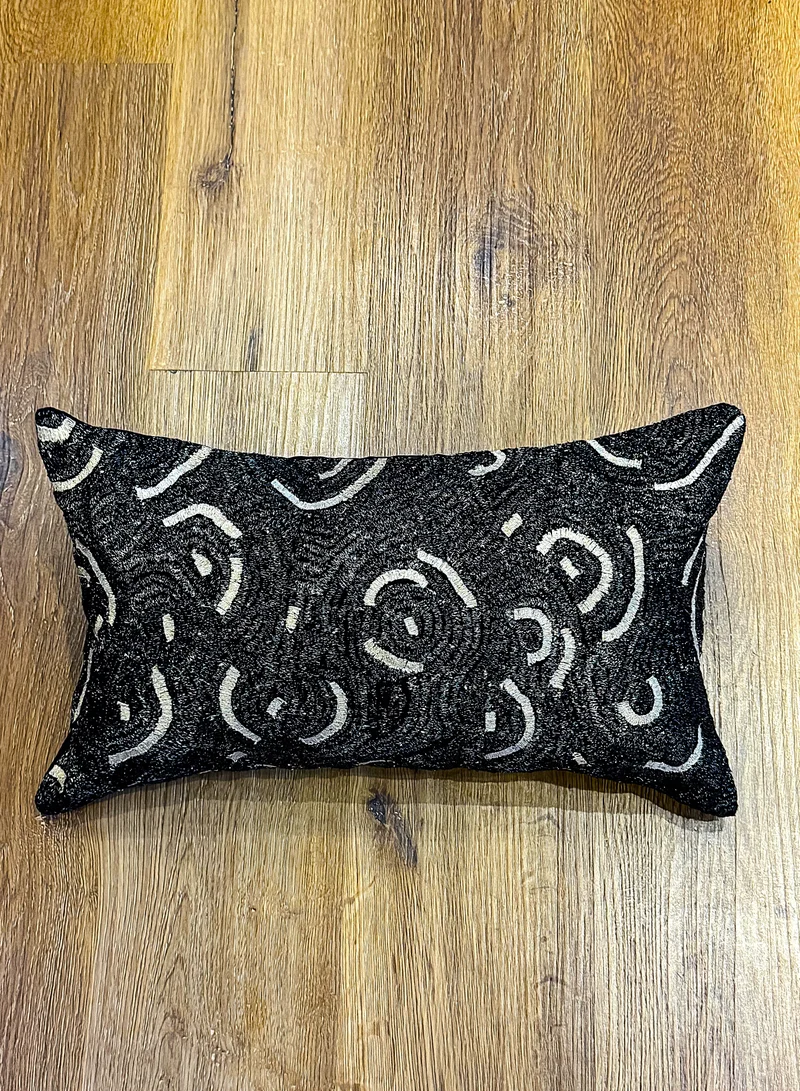 Tohfa Luxe Circular Stitch Decorative Cushion with filler