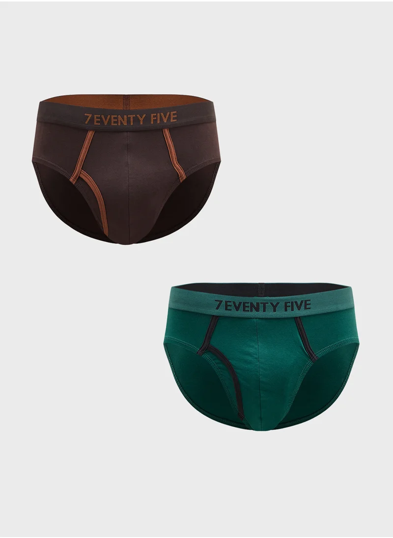 Seventy Five Basics Pack Of 2 Briefs