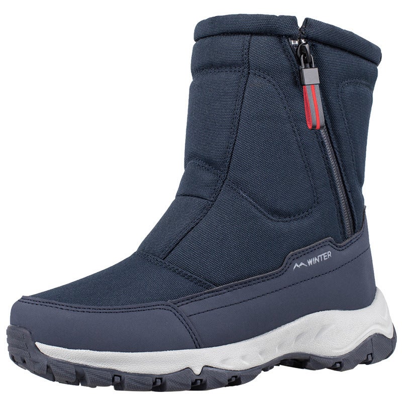 2025 Winter New Boots Thickened Snow Boots For Lovers Fleece-Lined Warm Outdoor Snow Shoes Men'S And Women'S Cotton Shoes - Image 2