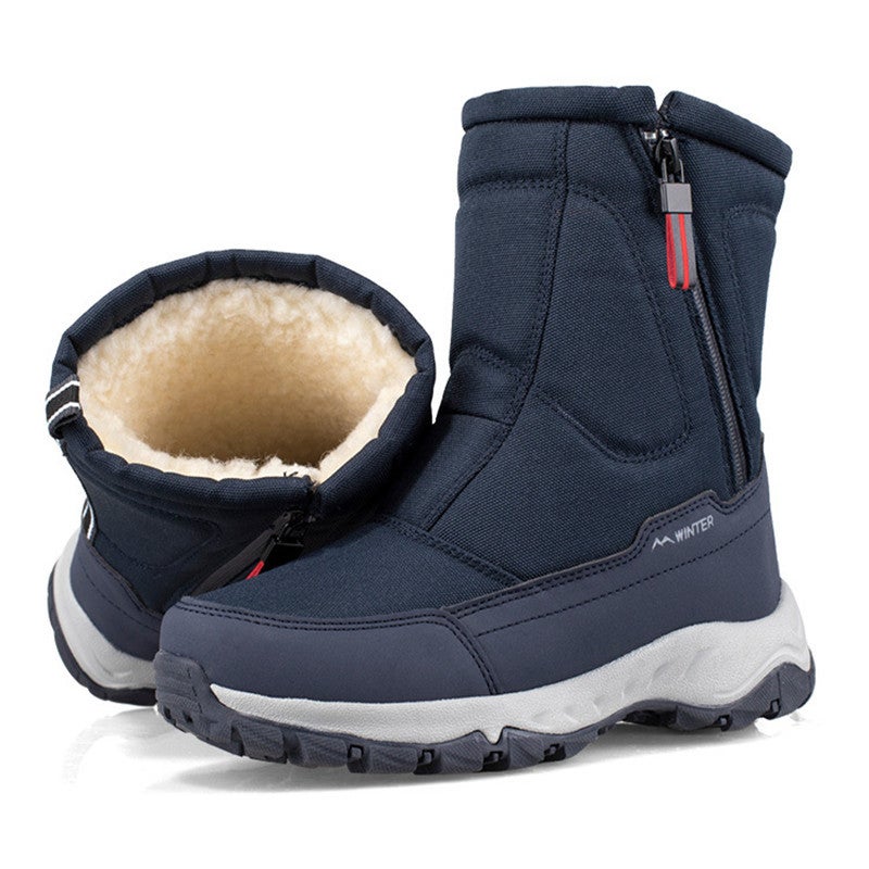 2025 Winter New Boots Thickened Snow Boots For Lovers Fleece-Lined Warm Outdoor Snow Shoes Men'S And Women'S Cotton Shoes - Image 5