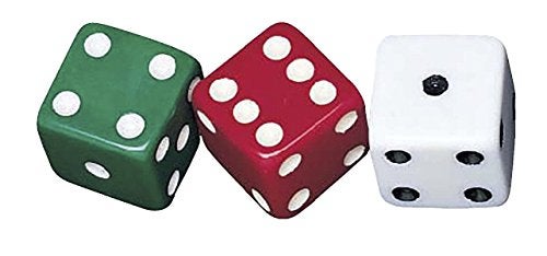 School Smart Dotted Dice Set – Assorted Colors - Set of 36, 089918, Assorted Size - Image 2