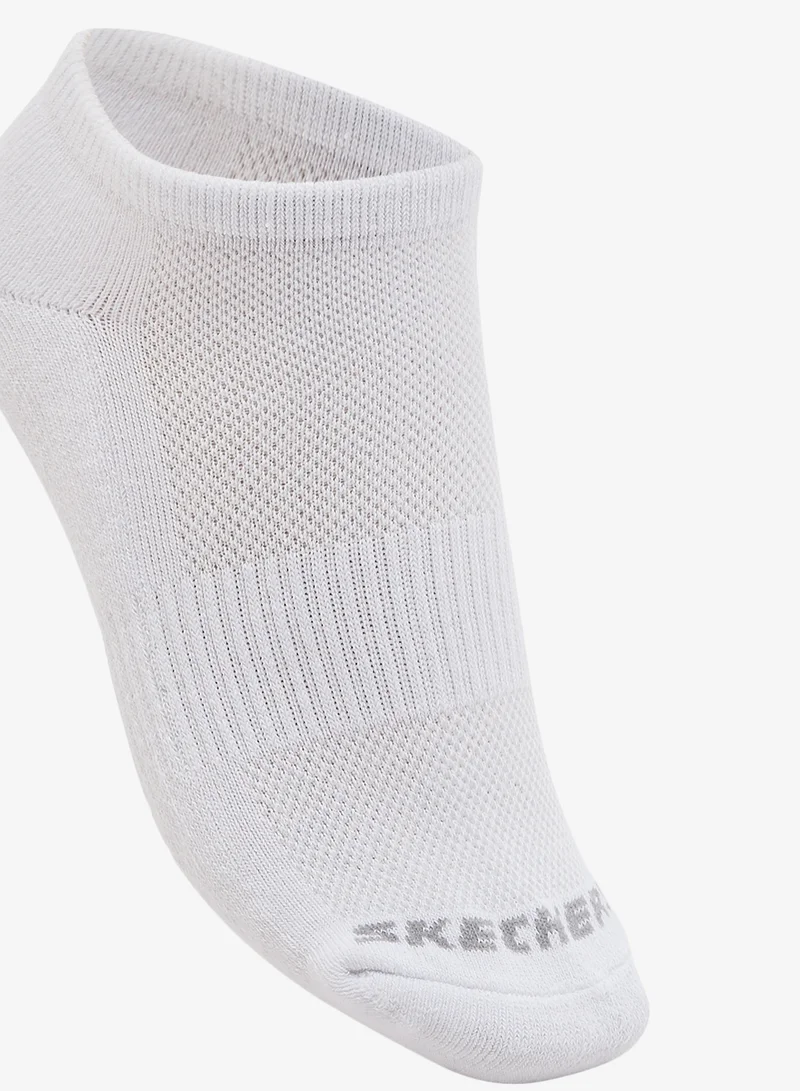 SKECHERS  3 Pack Terry No Show Socks  | Best Price UAE