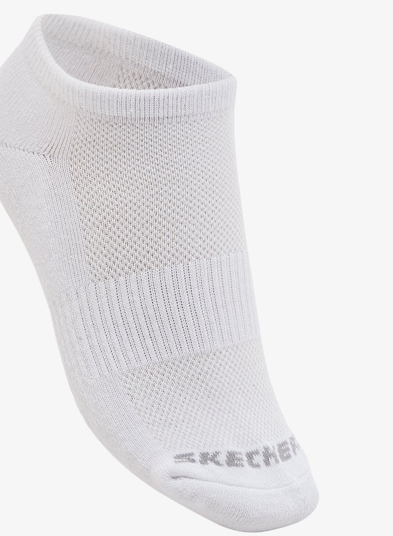 SKECHERS 3 Pack Terry No Show Socks - Image 5
