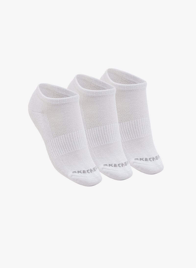 SKECHERS 3 Pack Terry No Show Socks - Image 1