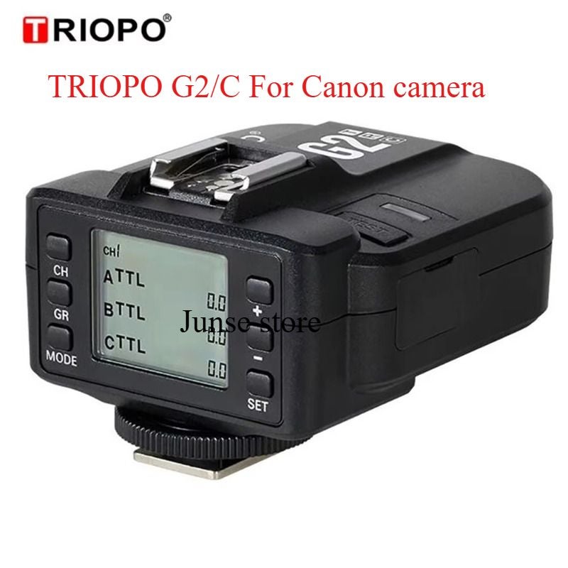 Triopo G2 Wireless Flash Trigger Receiver for Canon 2.4g TTL for Tr-982iii R1 G1800 Tr-950ii Speedlite - Image 1