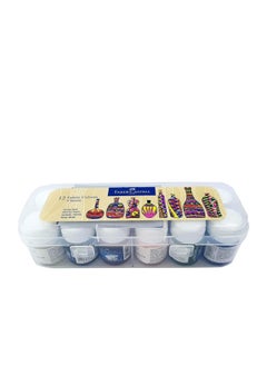 Faber-Castell Fabric Colors 12X10Ml In A Plastic Box
