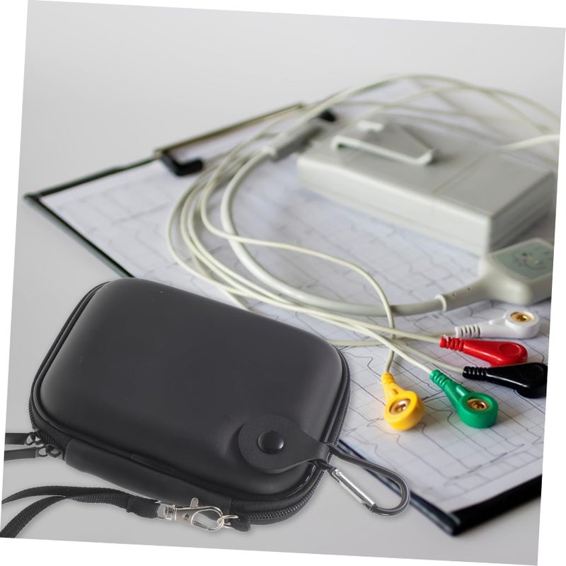 Portable Hard Drive Organizer Bag For Cables And Monitor Accessories Compact Stylish Travel Case - Image 3