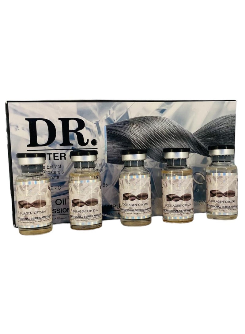 DR Collagen Ampoules For Hair Restoration, 5 Ampoules From Oilex Oil - Image 1