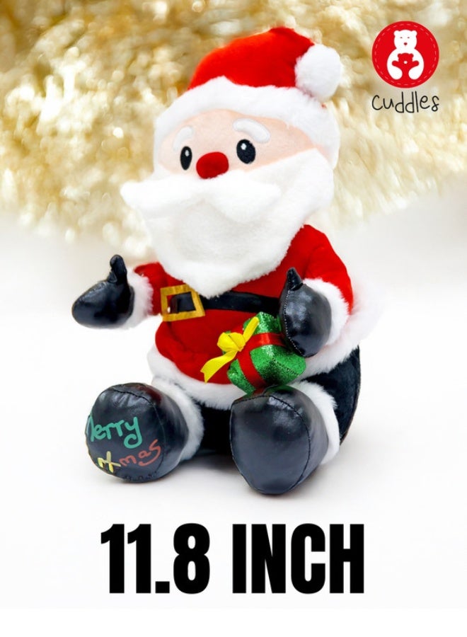 Cuddles Collectible Santa Clause Plush (Gift plush toys for Boys and Girls) 30cm - Image 5