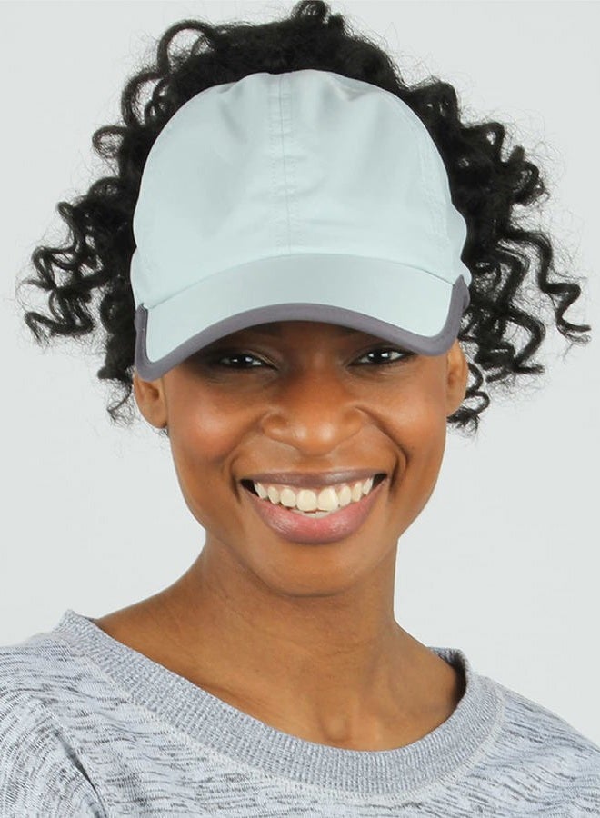 Ponyflo Active Ponytail Hat - Ponytail Caps for Women, Running Hat for Women, Curly Hair Ponytail Hat, Womens Ponytail Hats for Gym Mint - Image 2