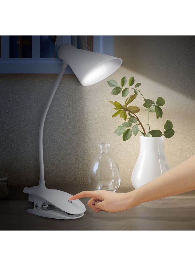 نيبمينينت مصباح قراءة بإضاءة LED ومشبك للتثبيت أبيض  - Image 5