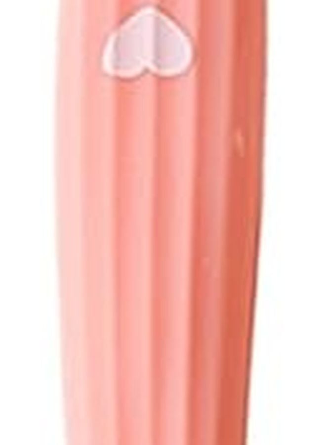 Light Pink Baby Feeding Spoon Dual Silicone Head Soft Hard Weaning Training Scraper - Image 2
