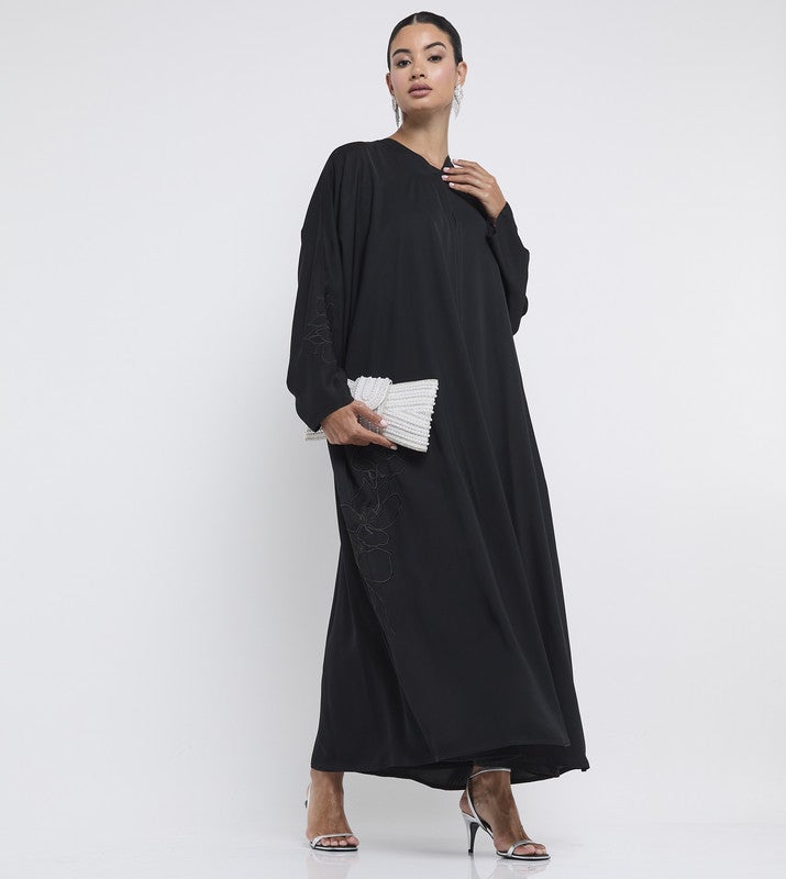 ROZA Elegant Embroidered Abaya - Image 1