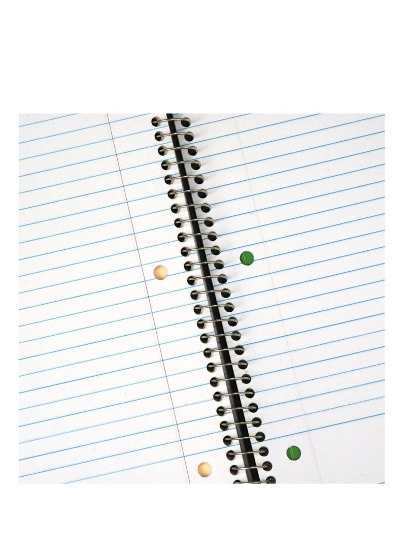 Exceed 4-Piece Single Line Spiral Notebooks Multicolour - Image 3