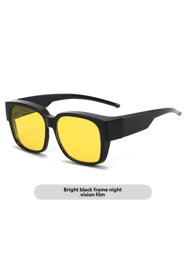 Generic - Glasses Set Myopia Sunglasses Fashionable Clip Polarized Uv-proof Driving Special Ultra-light Myopia Glasses Set Frame Sunglasses For Women - Image 1