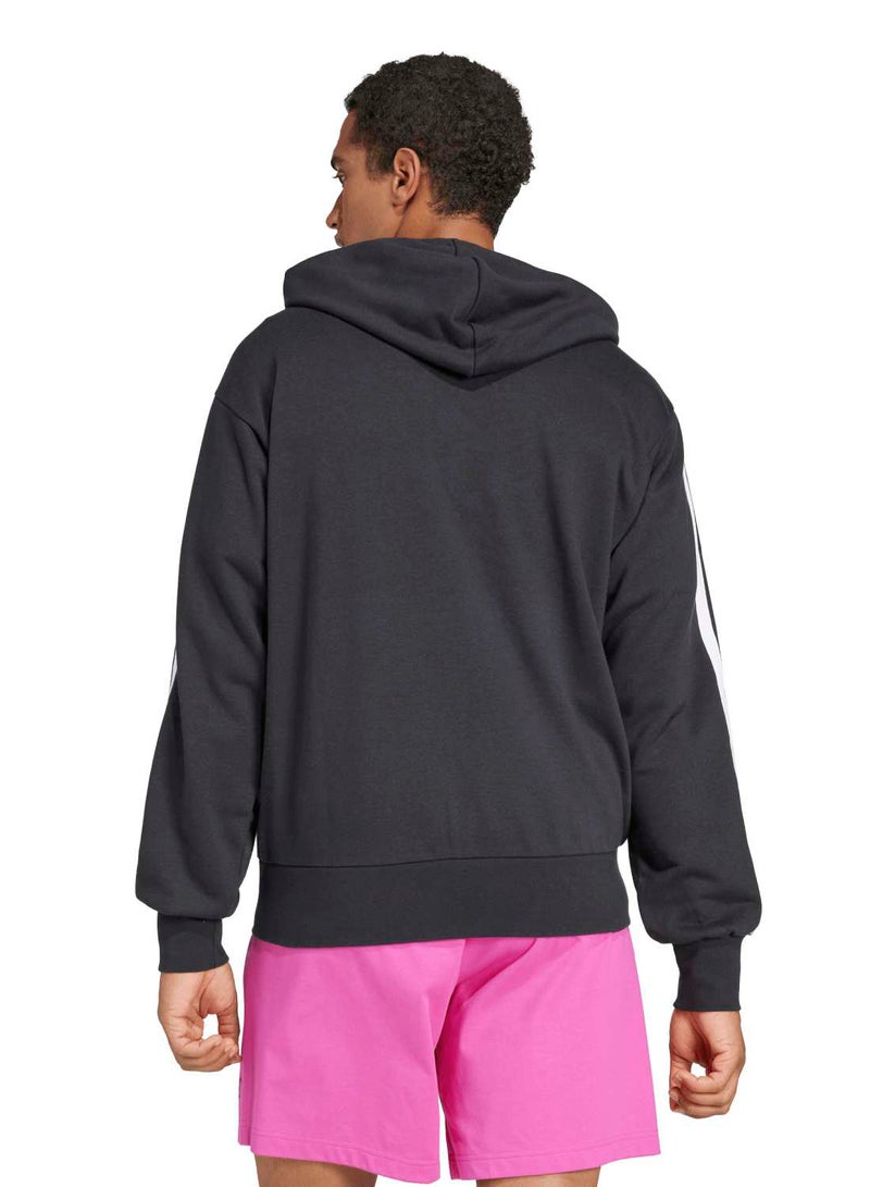 Adidas Essentials Three Stripes French Terry Fullzip Hoodie - Image 2