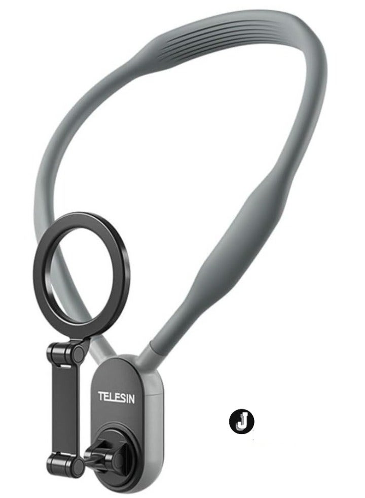 JAJEEK Neck Phone Holder with Quick Release, Multi-Angle Adjustable Strap & Metal Ring – Compatible with Android Smartphones (15141312) & iPhone, Yunnstore - Image 1