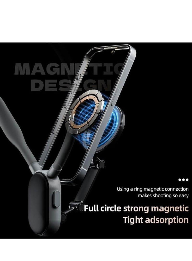 JAJEEK Neck Phone Holder with Quick Release, Multi-Angle Adjustable Strap & Metal Ring – Compatible with Android Smartphones (15141312) & iPhone, Yunnstore - Image 4