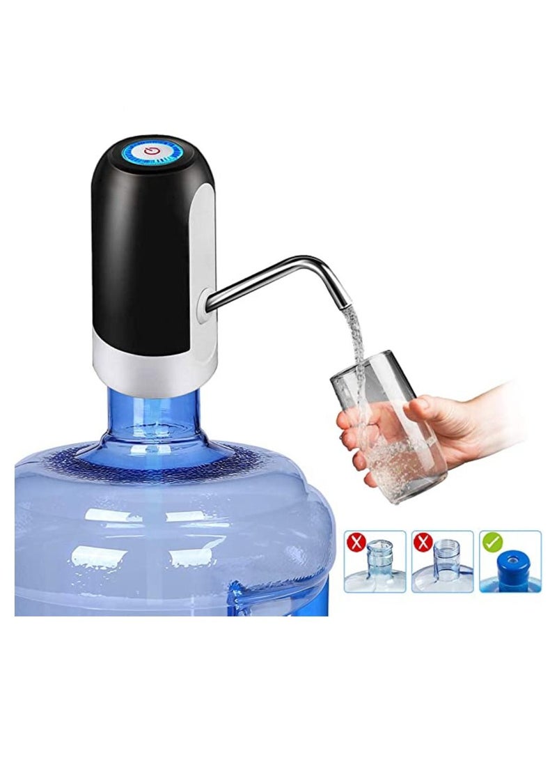 Yuwell Portable USB Charging Electric Pumping Automatic Water Dispenser White/Black - Image 2