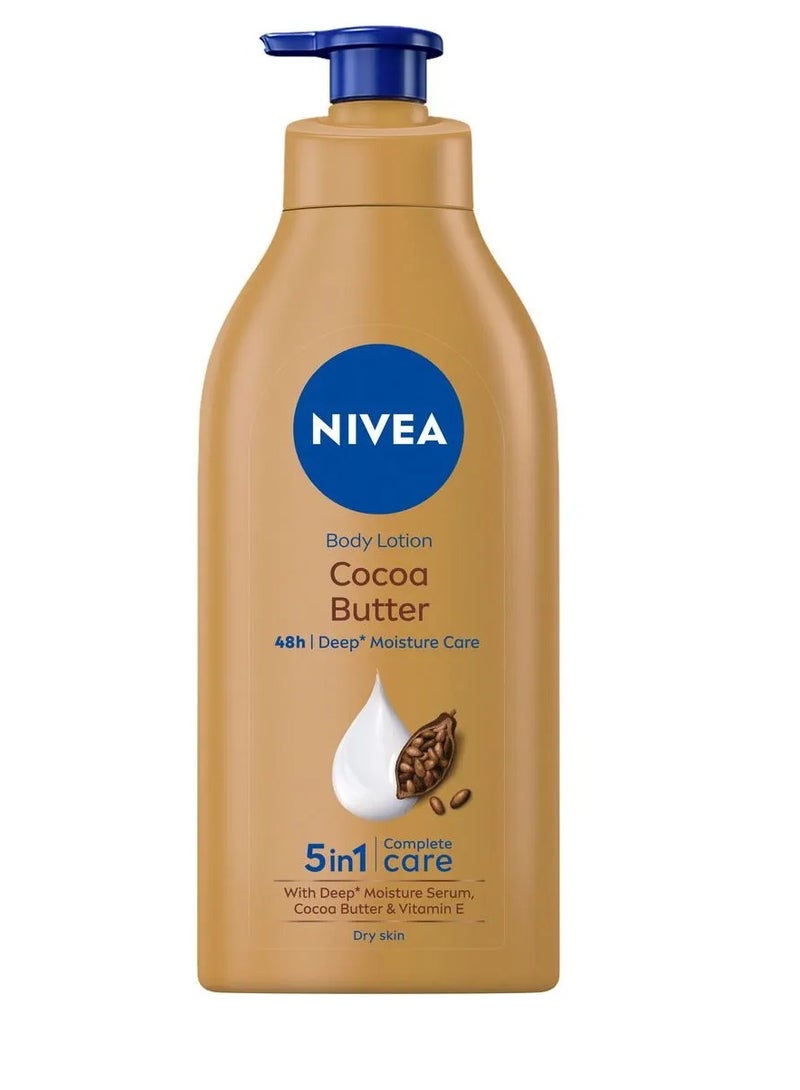 Nivea Nivia Lotion moisturizing for the body is rich in cocoa butter 400 ml