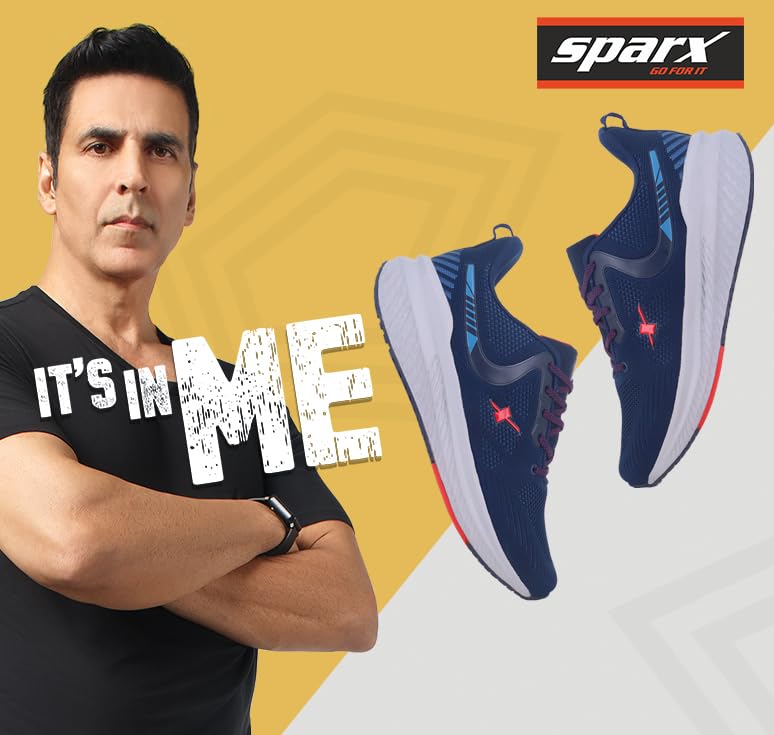 SPARX Sports Shoe SM-812 Navy Blue for Men - Image 4