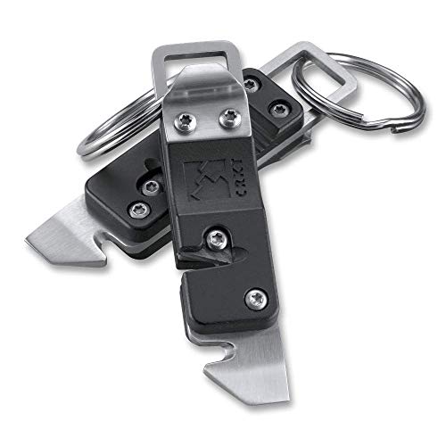 CRKT Micro Tool & Key Chain Sharpener: Multi-Tool for Everyday Carry, Seatbelt Cutter, Knife Sharpener, Bottle Opener 9096 - Image 2