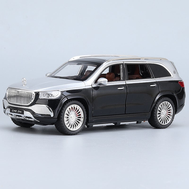 1:24 Mercedes-Benz Maybach Gls600 Alloy Model Car Children'S Toy Car Ornaments Simulation Car Model - Image 5