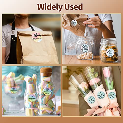 Memoking M110 Thermal Labels Round - 1.96"(50MM) Original M100 Print Master Label Refill Compatible with Phomemo M100 M110 M220 M221 M160 M250 N20 Labels Maker, Gradient Sticker for DIY, Logo, Barcode,3 Rolls - Image 5
