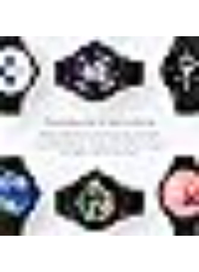 PEJE Smart Watch - Smart Watches For Men,1.43" AMOLED, Muslim Prayer Alerts, 120+ Sports Modes, SpO2/HR/Sleep Tracker, IP68 Waterproof Smartwatch, iOS/Android - Perfect for Men. (Black) - Image 3