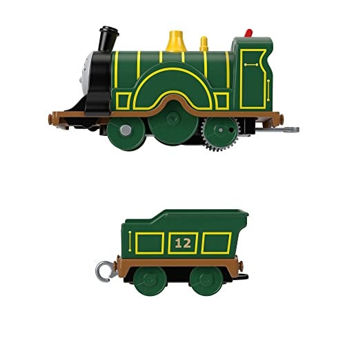 Thomas & Friends Motorized Toy Train Emily Battery-Powered Engine with Tender for Pretend Play Preschool Kids Ages 3+ Years​ - Image 3