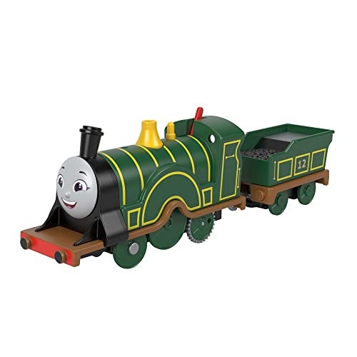 Thomas & Friends Motorized Toy Train Emily Battery-Powered Engine with Tender for Pretend Play Preschool Kids Ages 3+ Years​ - Image 1