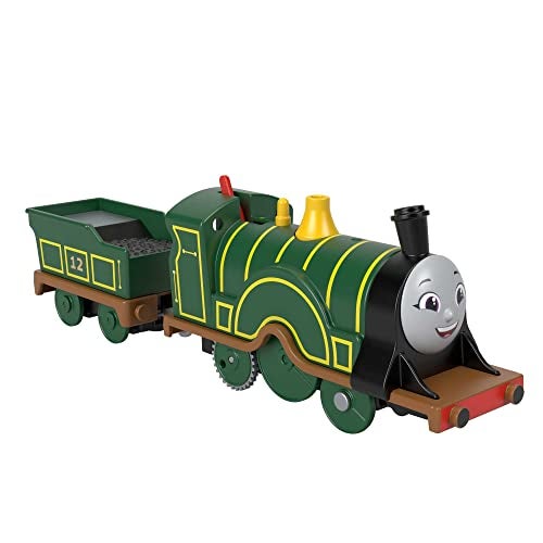 Thomas & Friends Motorized Toy Train Emily Battery-Powered Engine with Tender for Pretend Play Preschool Kids Ages 3+ Years​ - Image 5