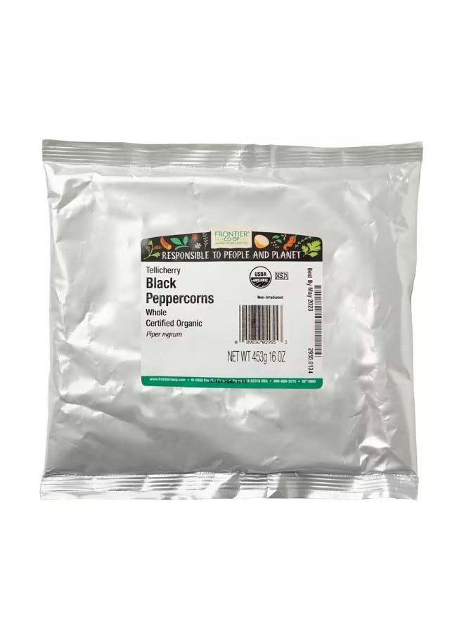 Frontier Co-op Organic Whole Black Peppercorns Tellicherry 16 oz 453 g  - Image 2