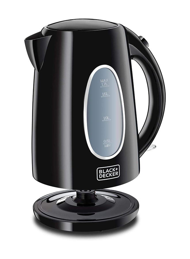 BLACK+DECKER Concealed Coil Electric Kettle, 2 Years Warranty 1.7 L 2200 W JC69-B5 Black - Image 2