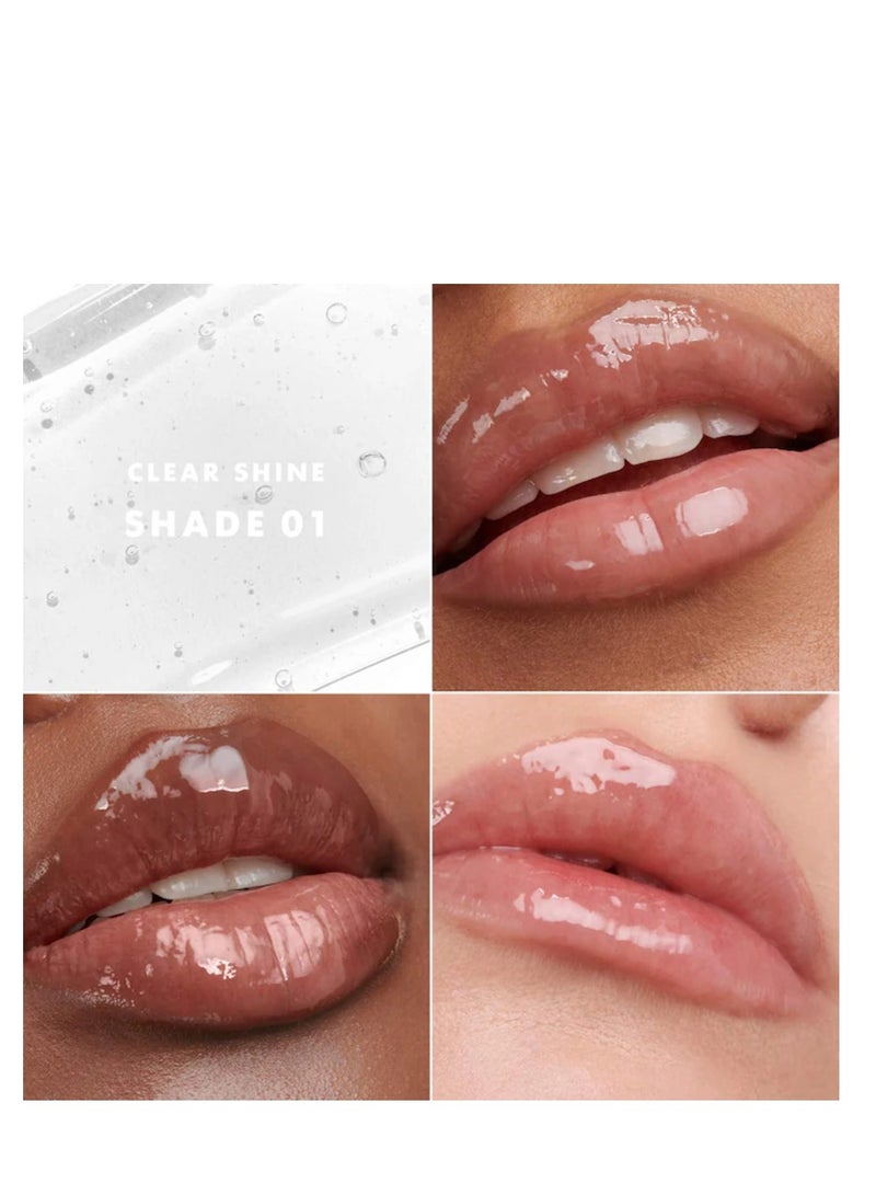 GIORGIO ARMANI Prisma Glass Hydrating Lip Gloss- 01 Clear Shine, 3.5ml - Image 2